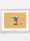 Beautiful Mouse Drawing - Pencil Illustration - decoration idea - Dream drawing - Funny Mouse Drawing - PRINT