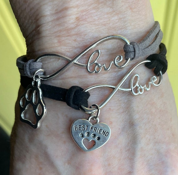 Pet Lover Bracelet Dog Paw Bear Paw. Animal lover