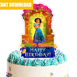 Printable Encanto Cake Topper· Birthday Party· Encanto · Cake Decorations · Download ·DIGITAL FILE