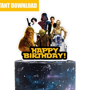 Star wars cake topper - Etsy