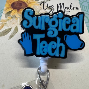Surgical Tech Badge Reel
