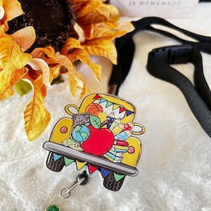 Bobina badge scuolabus su cordino nero