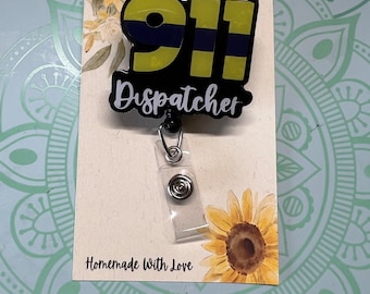 911 Dispatcher Badge Reel