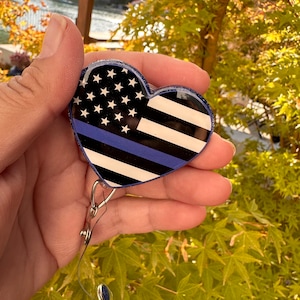 Law Enforcement Back the Blue Badge Reel