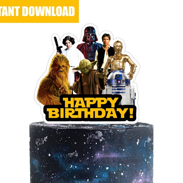Starwars Cake Topper - Etsy