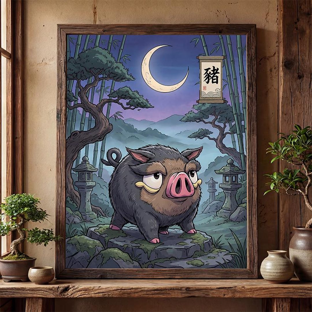 Lechonk Fan Art Poster – Pokemon Inspired Wall Art Print Decor (digital ...