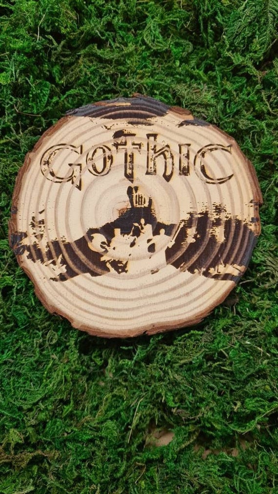 Gothic 1 Game Wallpaper Lasered on Wood - Etsy Gothic 1 Game Wallpaper Lasered on Wood - Etsy