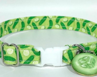Cat Collar- "Pickles" Adjustable Breakaway Collar
