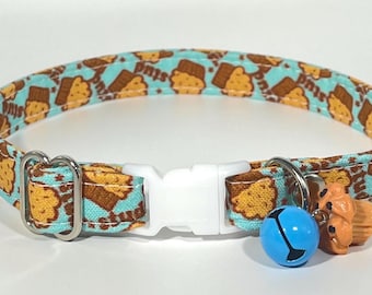 Cat Collar- “Stud Muffin” Adjustable Breakaway Safety Quick-Release Collar, muffins, cute, handsome, funny, bakery, sweet, boy, spoiled