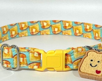 Cat Collar- “Buttered Toast” Adjustable Breakaway Collar