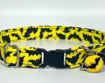 Cat Collar- "Halloween Night" Adjustable Breakaway Collar