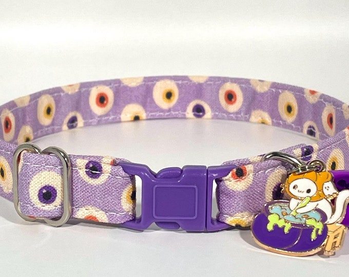 Cat Collar- "Witch’s Brew" Adjustable Breakaway Collar