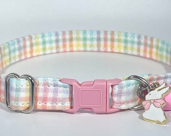 Cat Collar- “Easter Pastels” Adjustable Breakaway Collar