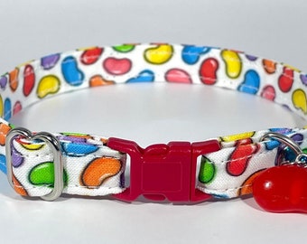 Cat Collar- "Jelly Beans" Adjustable Breakaway Collar