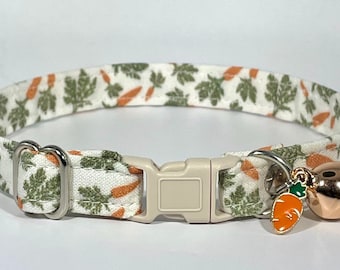Cat Collar- “Carrots” Adjustable Breakaway Collar