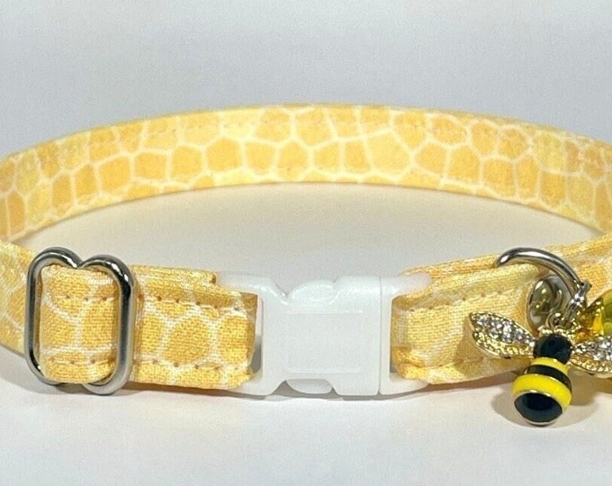 Cat Collar- "Honeycomb" Adjustable Breakaway Collar