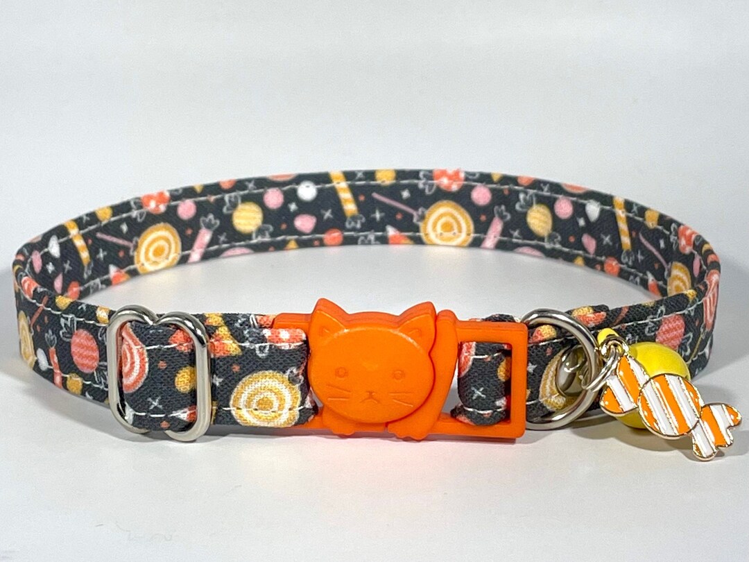 Cat Collar trick or Treat Adjustable Breakaway Safety Quickrelease
