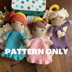 Crochet Angel Snuggler Pattern: Heavenly Harmony Design (Digital Pattern)