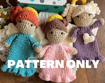 Crochet Angel Snuggler Pattern: Heavenly Harmony Design (Digital Pattern)