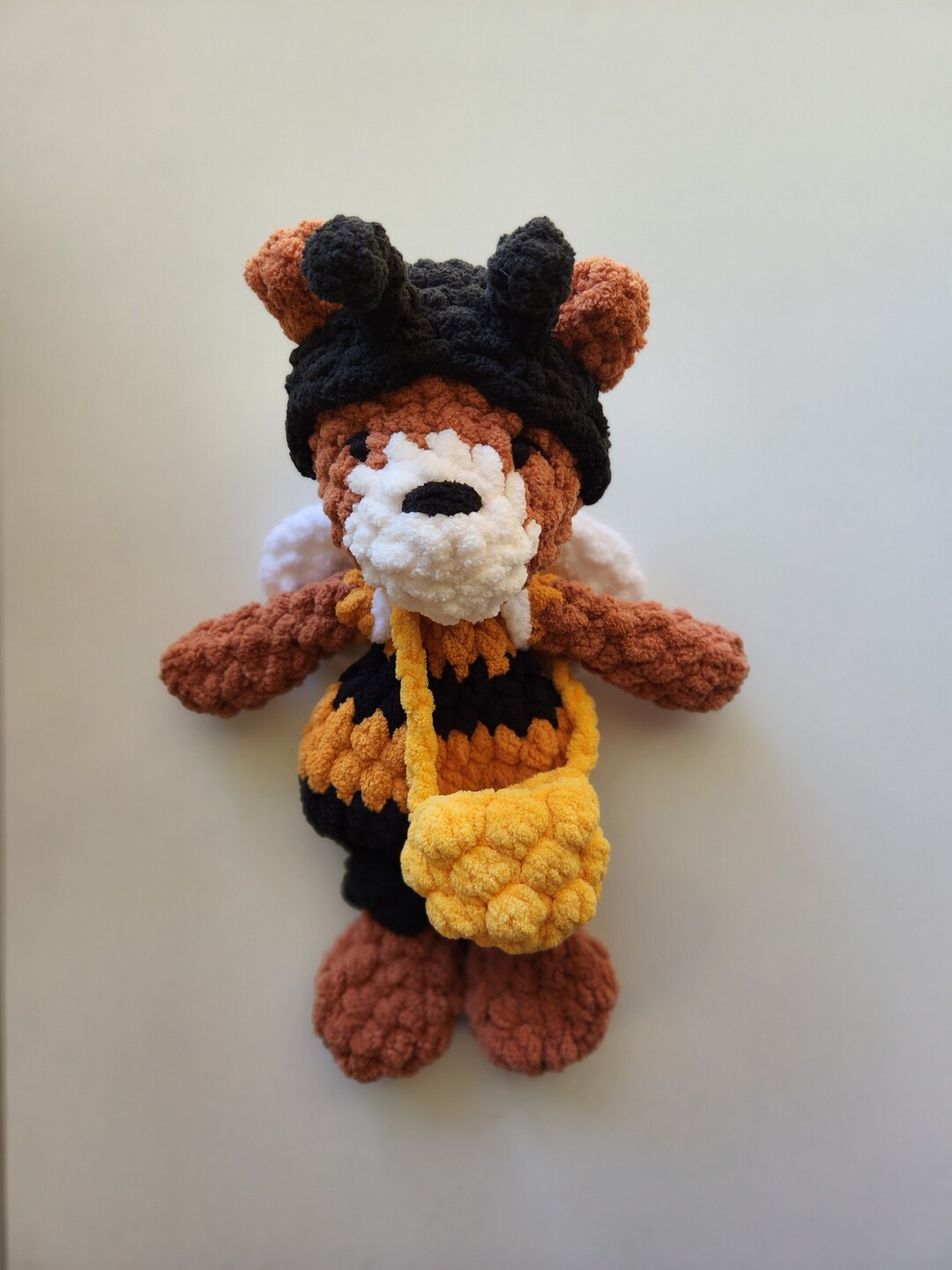 Buzz the Bee Bear Mini Bear Snuggler With Removable - Etsy