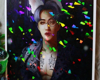 Skzoo Holographic Changbin Print