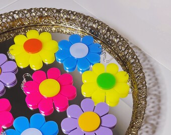 Flower Power Earrings (Multiple Colors to Choose From)