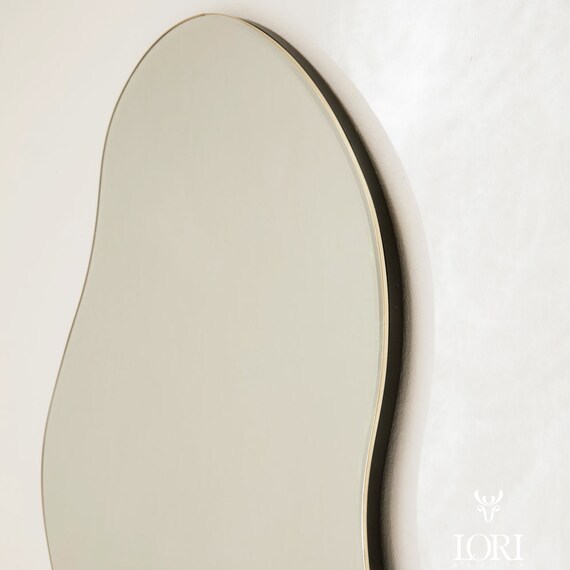 Bala Irregular Shaped Frameless Full Length Pond Mirror 170 x 80