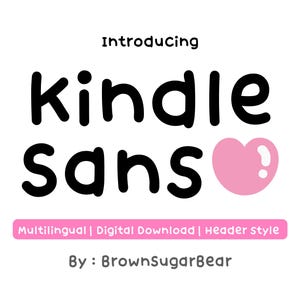 Handgeschreven Kindle Sans-lettertype | Leuk handschrift, Goodnotes, voortplanten (TTF, OTF)
