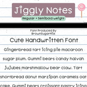 Jiggly Notes | 手作り | かわいい | すっきり | シンプル | 良いメモ | メモ取り | Android フォン