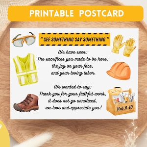 Postal JW LDC / Archivo digital / Archivo imprimible / 3,5 x 4,9" / 4 x 6 " / 4,6 x 7" /