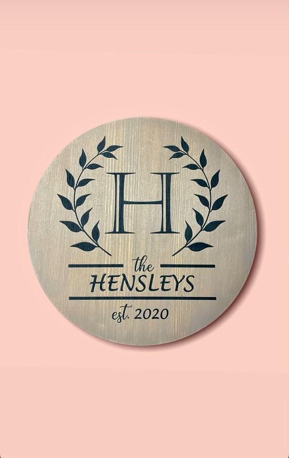 Personalized Sign Home Decor Sign House Sign With Name Yard Etsy