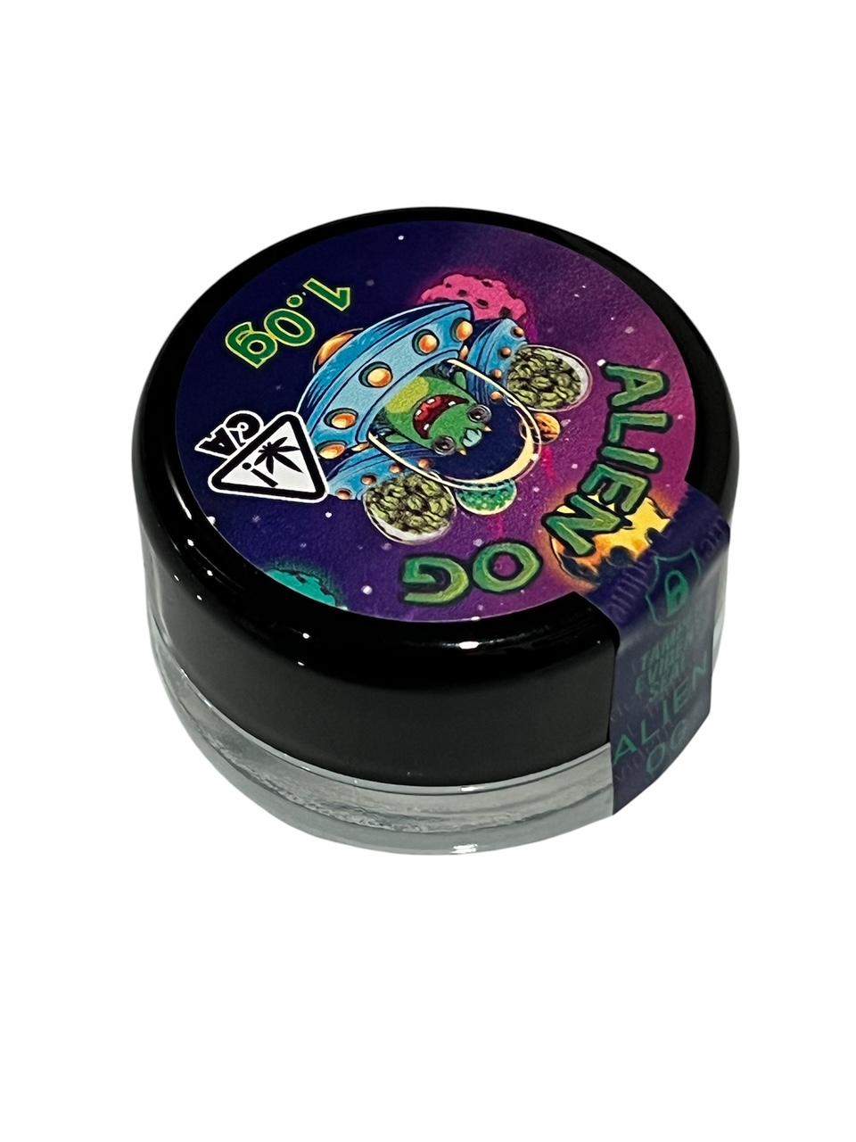 Tamper Evident Strain Label Stickers for 9cc Concentrate Jars - Labels Only!