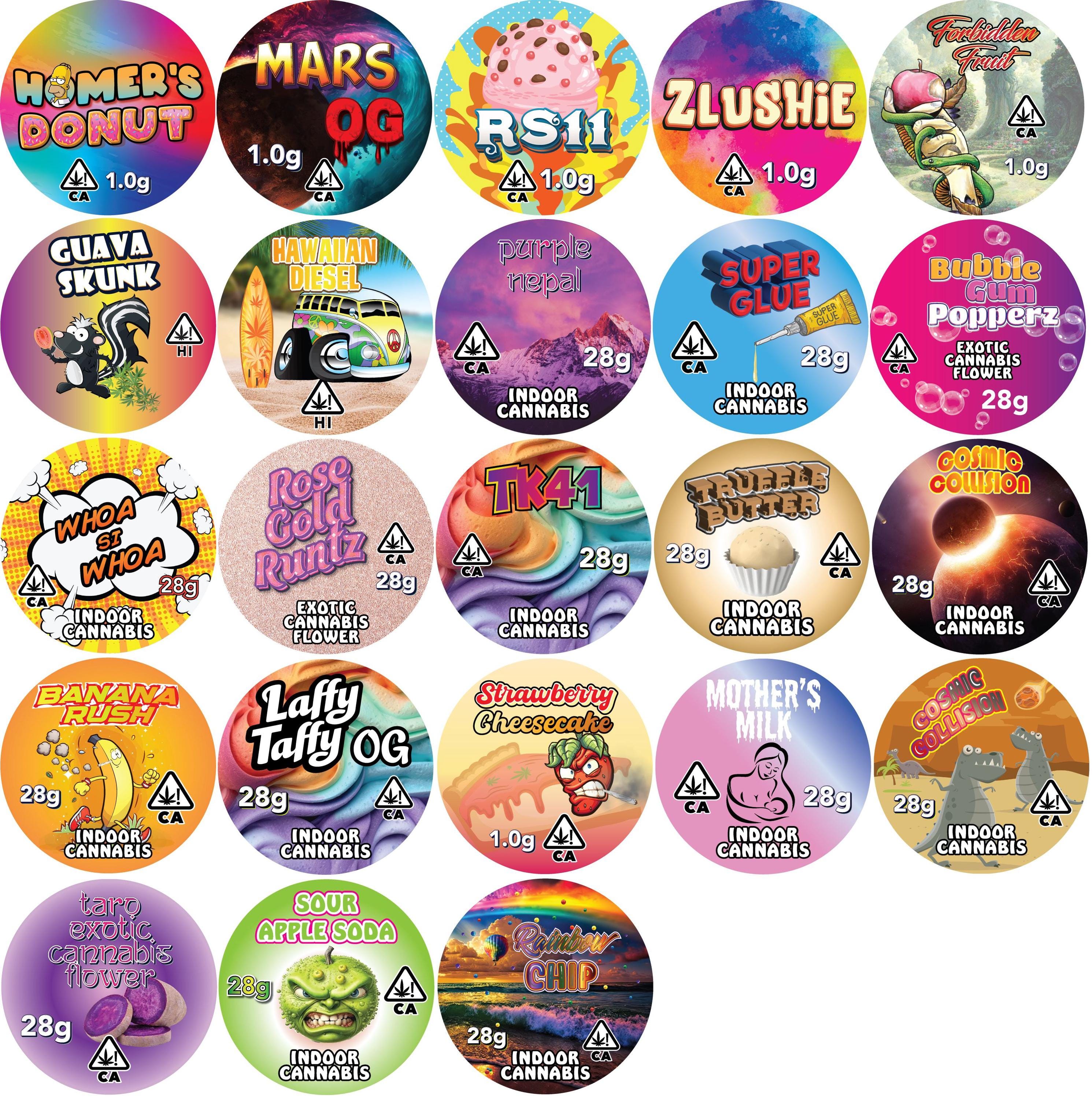 Custom Circle Label Stickers - Various Sizes - Etsy