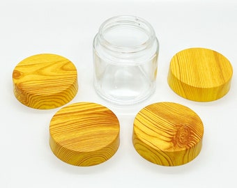 3oz Glass Eighth Jars with Child Resistant Caps for 3.5g Flower