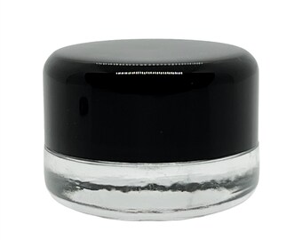 5ml Thick Glass Concentrate Jars with Child Resistant Caps: Medicine Lip Balm Makeup