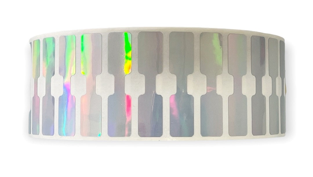 Custom Dogbone Barbell Holographic Tamper Evident Labels - Etsy