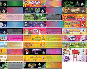 Custom Rectangle Labels for Packaging, Jars, Bags & Boxes – 100 Count