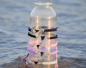 Shark Tooth Bracelet - Braided with Gold