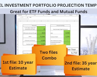 Foglio di calcolo per la proiezione di ETF e fondi comuni di