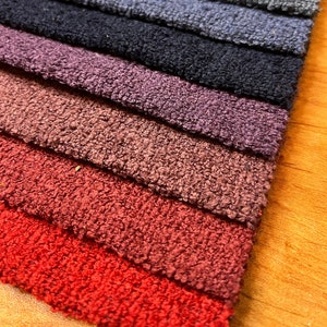 36 Colors Weaving Soft Puffy Upholstery Boucle Fabric by the Yards, Elegant Home Decor Fabric, Cushion Furniture Chair Sofa Boucle Fabric