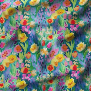 Colorful Sunflowers Pattern Upholstery Print Fabric, Floral Home Decor Fabric,Curtain Furniture Chair Sofa Upholstery Fabric by the Yard