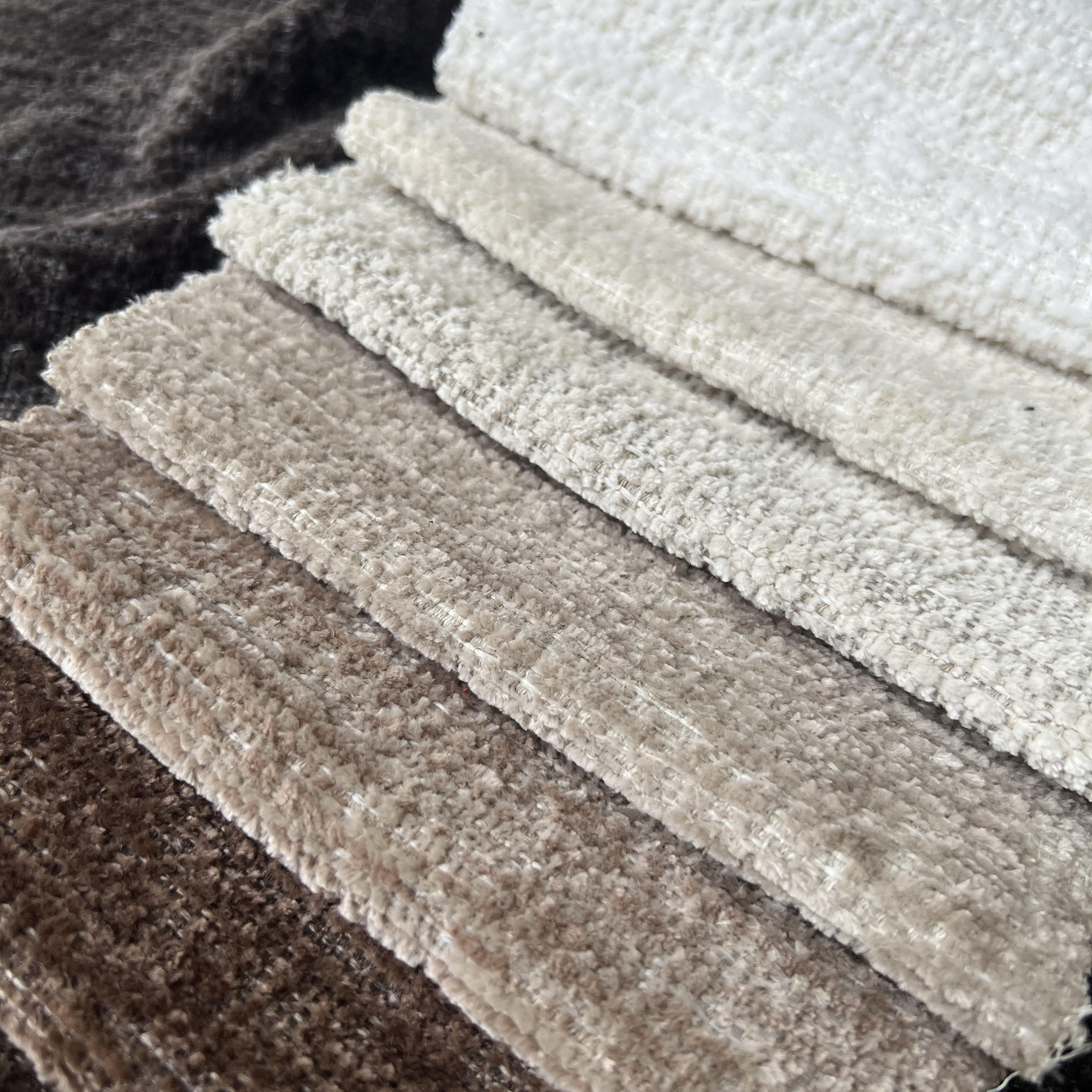 22 Colors Super Soft Solid Chenille Upholstery Fabric by the Yards