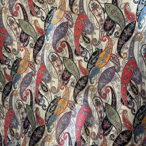 Paisley-Muster-Polsterungs-Samt-Druck-Gewebe durch die Yards, ethnisches Hauptdekor-Samt-Gewebe, Möbel-Sofa-elegantes Samt-Gewebe
