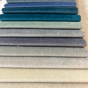 48 Colors Luxury Heavy Upholstery Velvet Print Fabric by the Yards, Elegant Home Decor Velvet Fabric, Furniture, Sofa, Chair Velvet Fabric