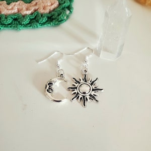 Sun and Moon Earrings