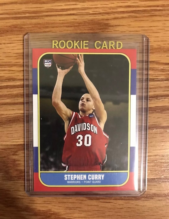 2009-10 Stephen Curry ACEO ROOKIE Retro Fleer Style Golden State