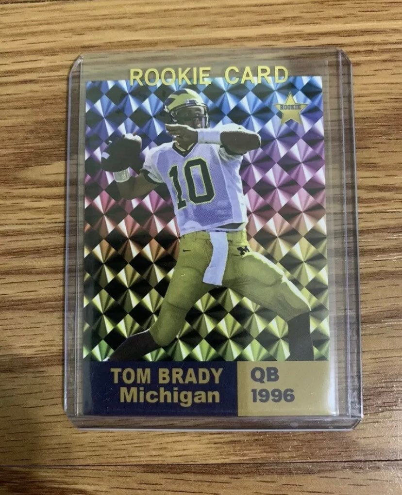 Tom Brady 1999 Michigan Wolverines Star Rookie Card White