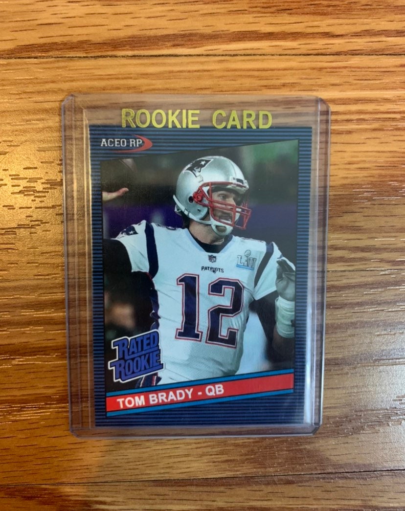 Tom Brady 2000 ACEO Rated Rookie New England Patriots Buccaneers