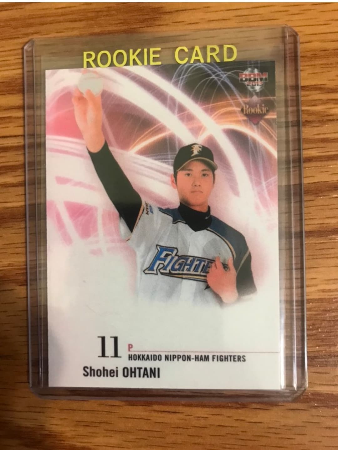 Shohei Ohtani 2013 BBM Japanese Rookie 2-sided Promo Hokkaido