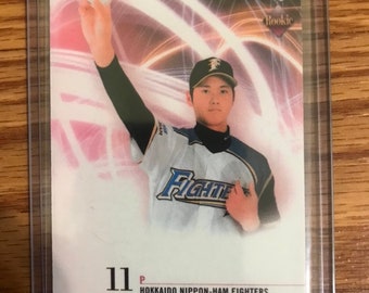 Shohei Ohtani 2013 BBM Japanese Rookie 2-sided Promo Hokkaido Nippon-Ham Fighters RC